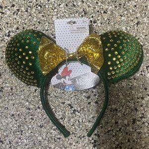 Green Minnie Mouse Bow Ears
